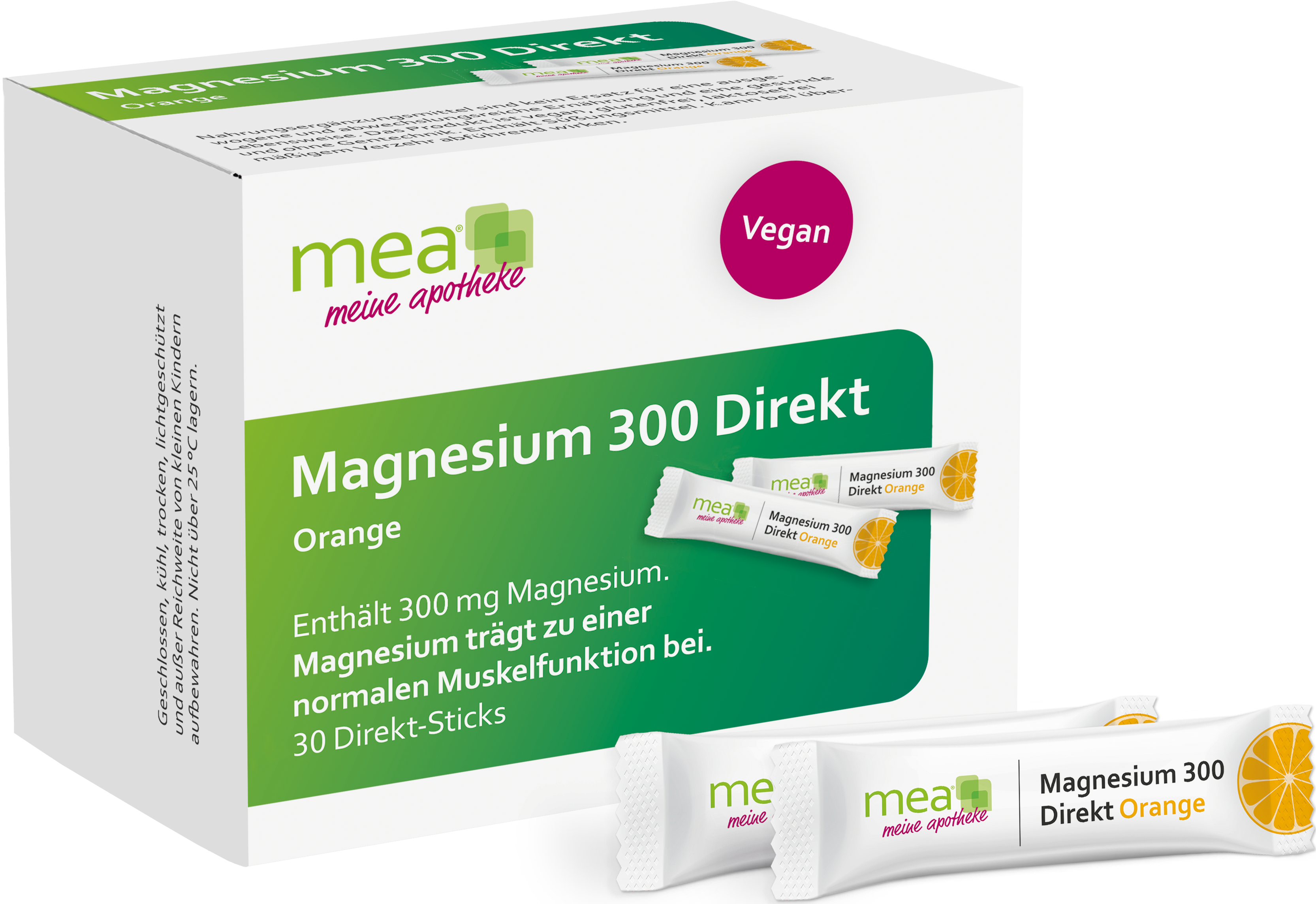 MEA Magnesium 300 Direkt Orange Sticks